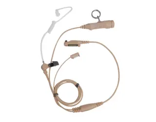 Hytera EAN21 3-Wire Surveillance Earpiece | Transparent Tube