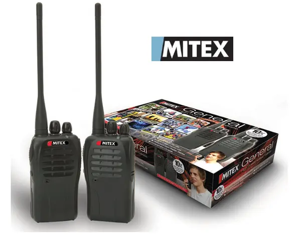 Mitex General UHF Two-Way Radio Twin Pack | 5W Power