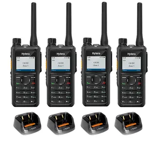Hytera HP685 Digital Radio Quad Pack | 20-Hour Battery