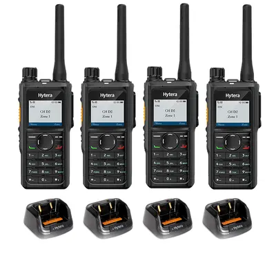 Hytera HP685 Digital Radio Quad Pack | 20-Hour Battery