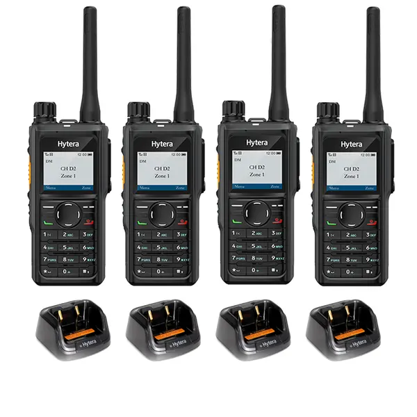 Hytera HP685 Digital Radio Quad Pack | 20-Hour Battery