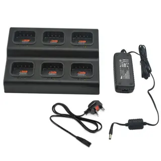 Kirisun DP405s 6-Way Multi-Charger | Fast UK Delivery
