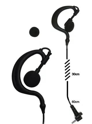 G-Shape Listen-Only Earpiece for Motorola R7