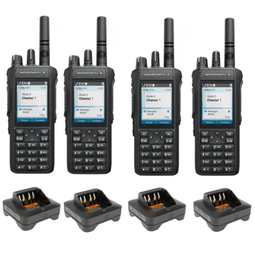 Motorola R7 FKP Premium Quad Pack | Digital Two-Way Radios