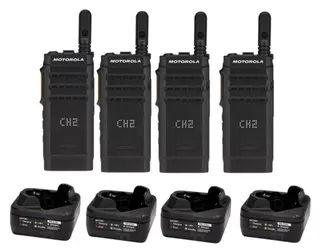 Motorola SL1600 Digital Radio Quad Pack | Ultra-Slim Design