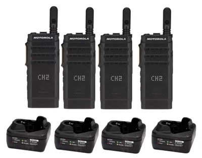 Motorola SL1600 Digital Radio Quad Pack | Ultra-Slim Design