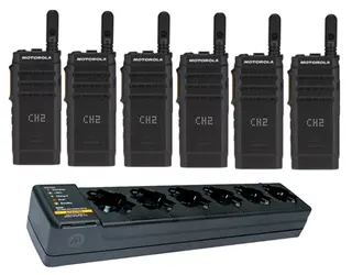 Motorola SL1600 Six-Pack | Ultra-Slim Digital Radios