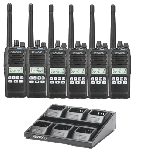 Kenwood NX-1200DE2 VHF DMR Digital Radio Six-Pack
