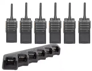 Hytera PD405 Digital Two-Way Radio Six Pack | Buy Online