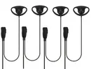 Quad Pack D-Shape Earpieces for Motorola XT420 & DP1400